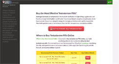 Desktop Screenshot of buytestosteronein.com