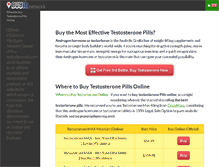 Tablet Screenshot of buytestosteronein.com